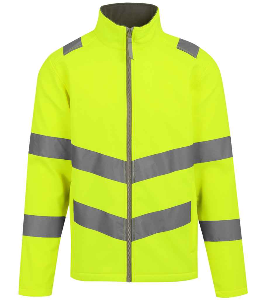 RG557 Regatta High Visibility Pro Contract Ablaze Soft Shell Jacket