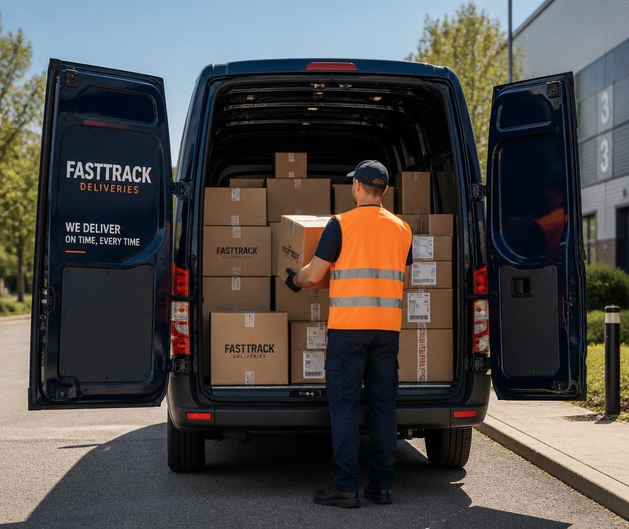Epic Workwear delivery van