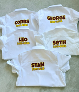 Personalised School Leavers Shirt